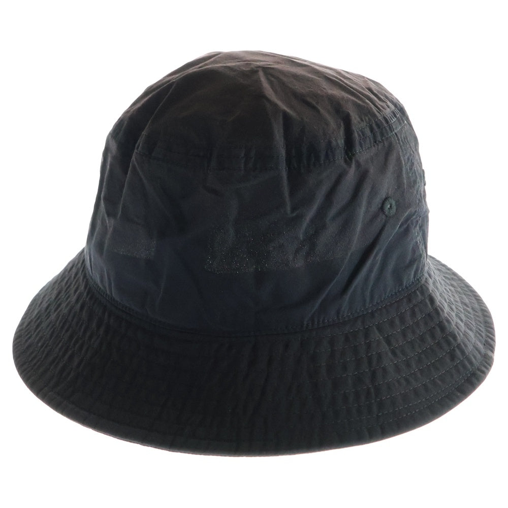 NO BRAND(ノーブランド) OVY Cotton Nylon Water-Repellent Bucket Hat オヴィー コットンナイロン バケットハット 帽子 ブラック