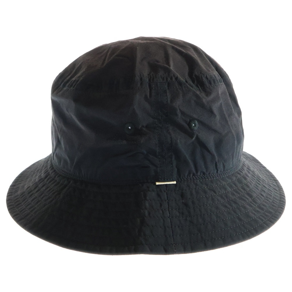 NO BRAND(ノーブランド) OVY Cotton Nylon Water-Repellent Bucket Hat オヴィー コットンナイロン バケットハット 帽子 ブラック