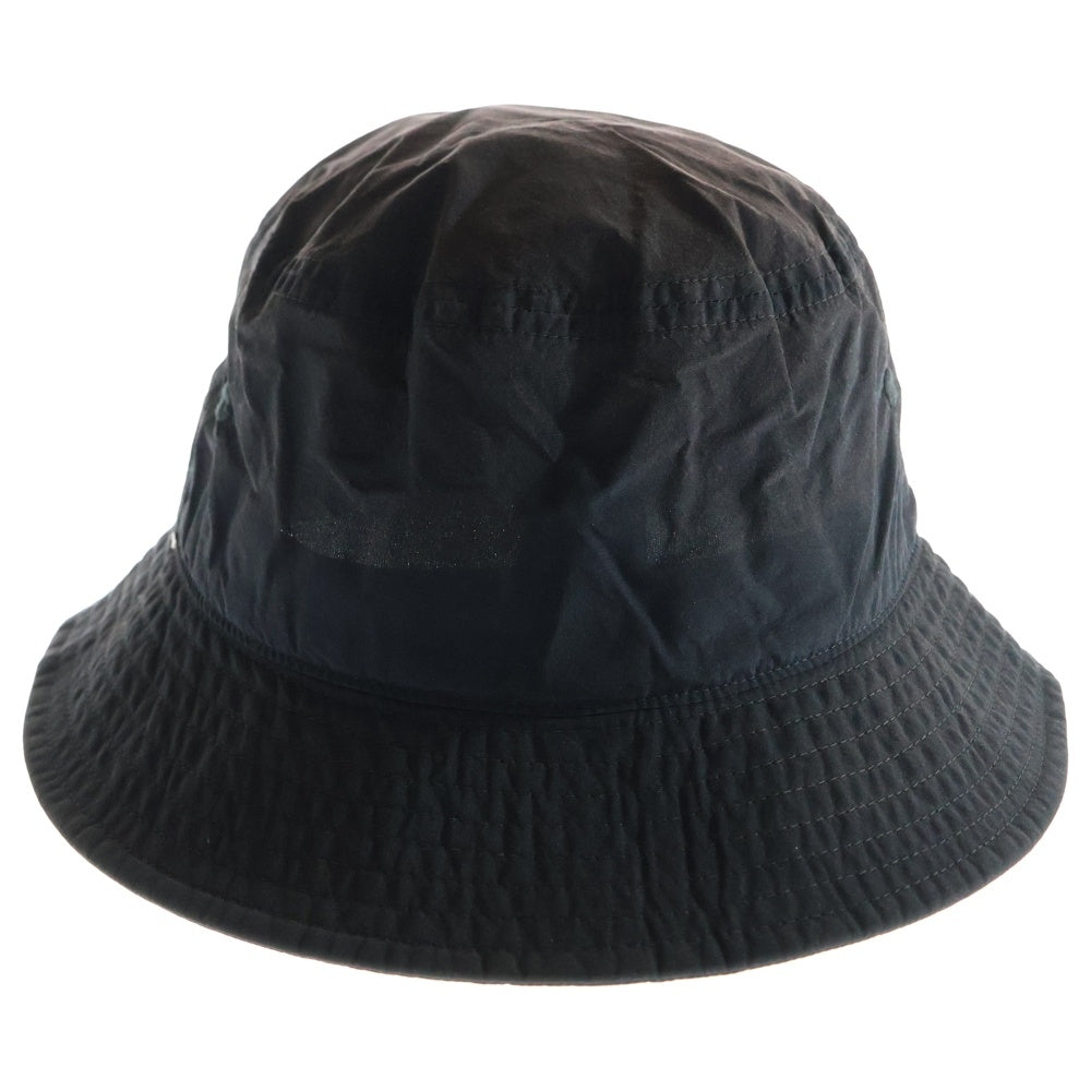 NO BRAND(ノーブランド) OVY Cotton Nylon Water-Repellent Bucket Hat オヴィー コットンナイロン バケットハット 帽子 ブラック