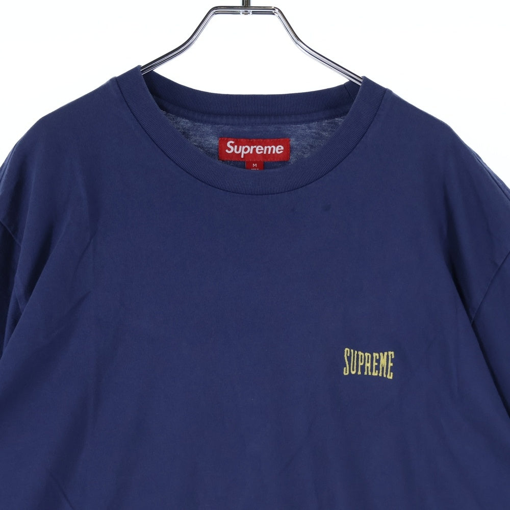 SUPREME(シュプリーム) 25SS Warm Up Washed S/S Top ウォームアップ ウォッシュド 半袖Tシャツ カットソー ネイビー