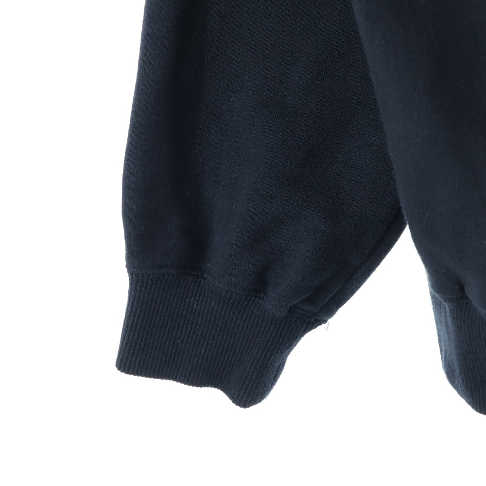 OVY(オヴィー) French Terry Half Zip Hoodie オヴィー フレンチテリー ハーフジップフーディー パーカー ブラック