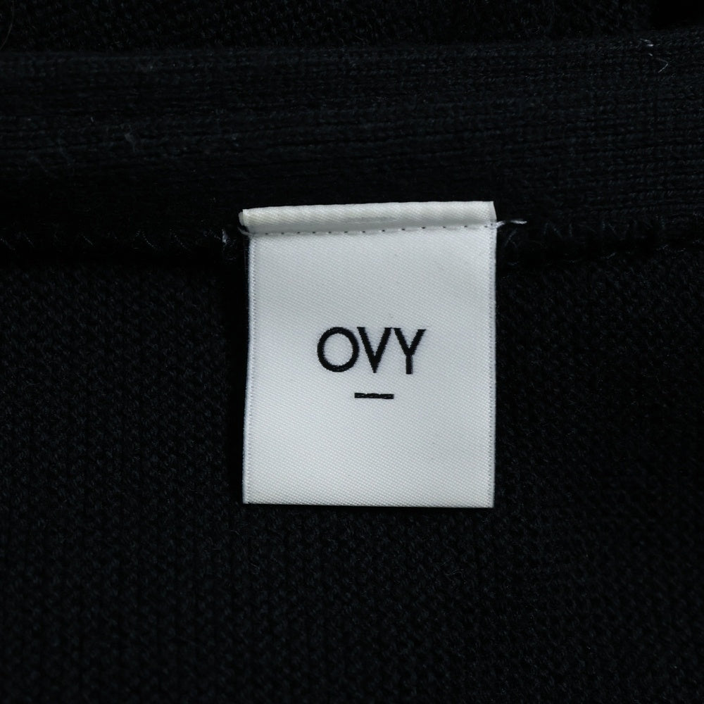 OVY(オヴィー) 50's Classic Cotton Cashmere Cardigan オヴィー クラシック コットンカシミヤ カーディガン ニット ブラック