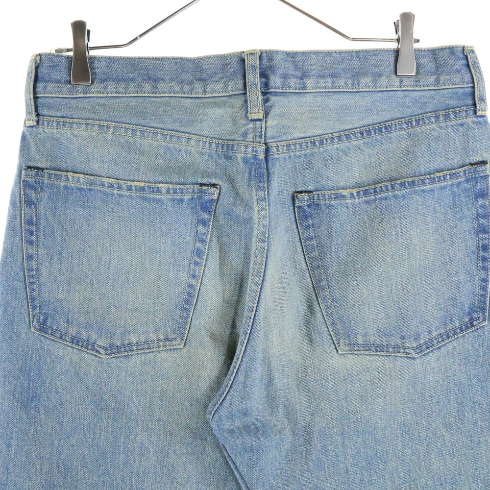 KAJA(カジャ) KAJA STANDARD SELVEDGE WASHED DENIM PANTS カジャ スタンダード セルビッジ ウォッシュドデニムパンツ インディゴ 20239234