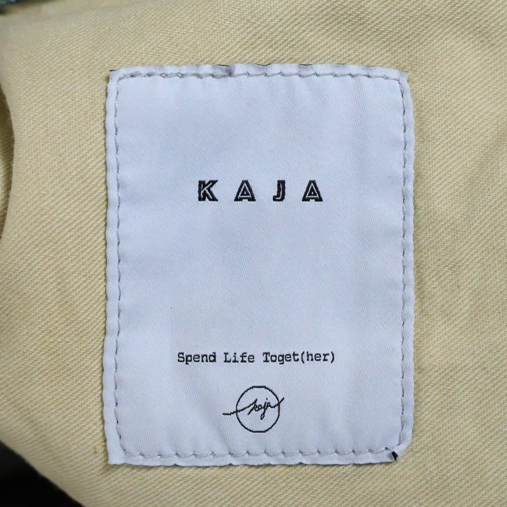 KAJA(カジャ) KAJA STANDARD SELVEDGE WASHED DENIM PANTS カジャ スタンダード セルビッジ ウォッシュドデニムパンツ インディゴ 20239234