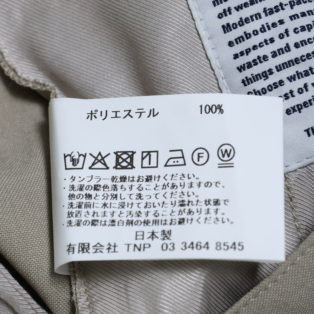 nonnative(ノンネイティブ) OFFICER CHINO SHORTS POLY WEATHER オフィサー チノ ポリウェザー ショーツ ハーフパンツ ベージュ NN-P4618