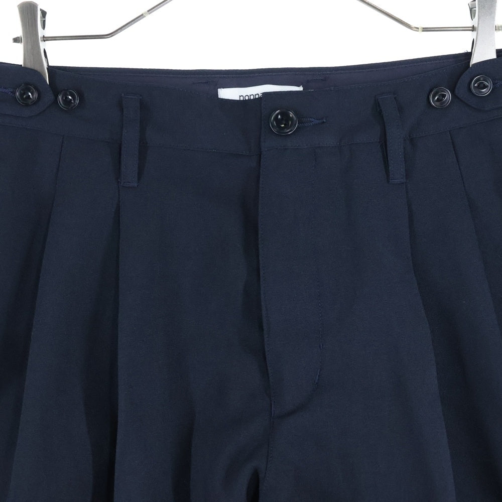 nonnative(ノンネイティブ) OFFICER CHINO SHORTS POLY WEATHER オフィサー チノ ポリウェザー ショーツ ハーフパンツ ブラック NN-P4618