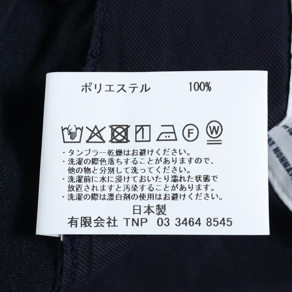 nonnative(ノンネイティブ) OFFICER CHINO SHORTS POLY WEATHER オフィサー チノ ポリウェザー ショーツ ハーフパンツ ブラック NN-P4618