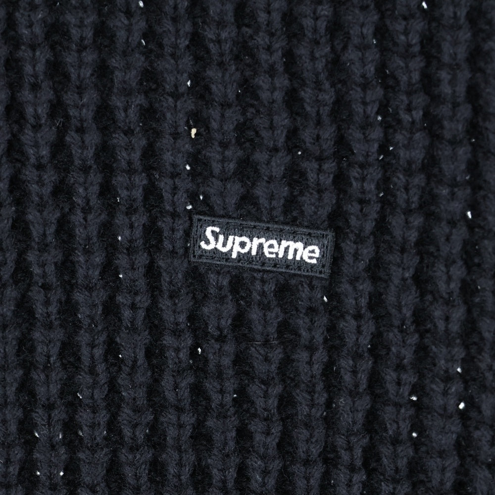 SUPREME(シュプリーム) 24AW Waffle Small Box Sweater ワッフル スモールボックス ニット スウェット ブラック