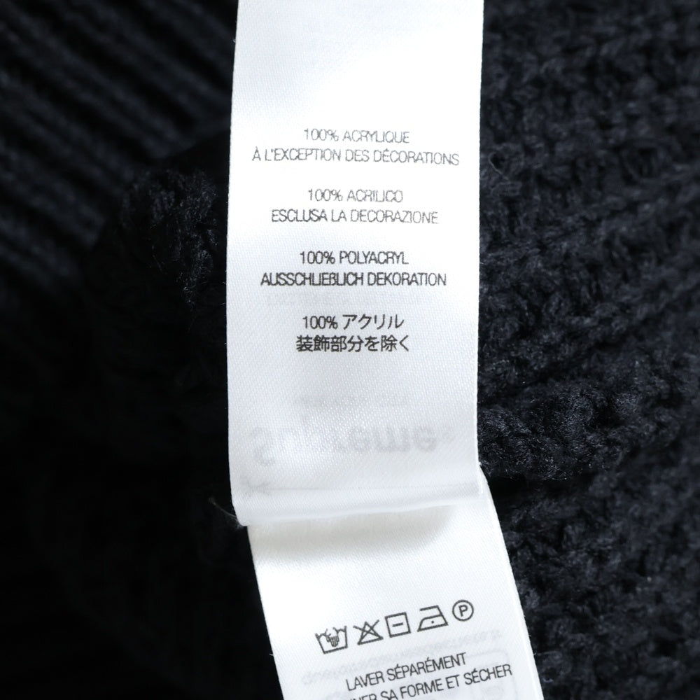 SUPREME(シュプリーム) 24AW Waffle Small Box Sweater ワッフル スモールボックス ニット スウェット ブラック