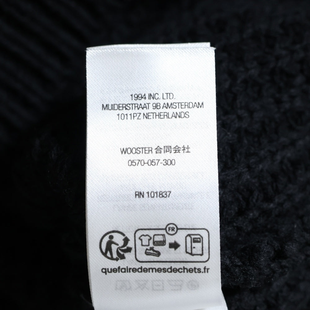 SUPREME(シュプリーム) 24AW Waffle Small Box Sweater ワッフル スモールボックス ニット スウェット ブラック