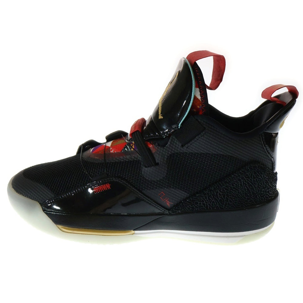 NIKE(ナイキ) AIR JORDAN 33 PF エア ジョーダン 33 ミッドカットスニーカー ブラック US9/27cm BV5072-007