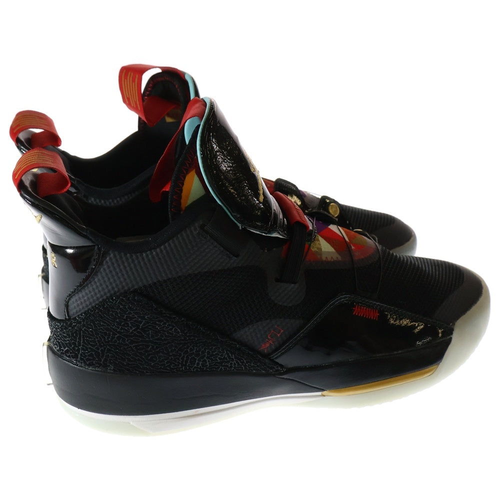 NIKE(ナイキ) AIR JORDAN 33 PF エア ジョーダン 33 ミッドカットスニーカー ブラック US9/27cm BV5072-007
