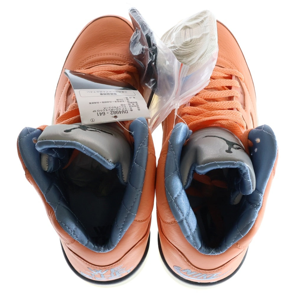 NIKE(ナイキ) ×DJ KHALED AIR JORDAN 5 RETRO CRIMSON BLISS ディージェー キャレド エア ジョーダン 5 ミッドカットスニーカー ピンク US9/27cm DV4982-641