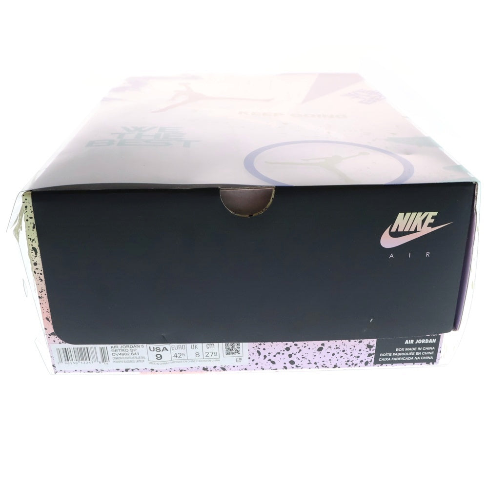 NIKE(ナイキ) ×DJ KHALED AIR JORDAN 5 RETRO CRIMSON BLISS ディージェー キャレド エア ジョーダン 5 ミッドカットスニーカー ピンク US9/27cm DV4982-641
