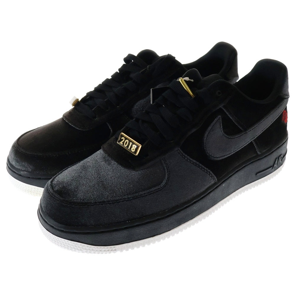 NIKE(ナイキ) AIR FORCE 1 LOW ROSE VELVET エア フォース 1 ローズ ベルベット ローカットスニーカー ブラック US9/27cm AH8462-003