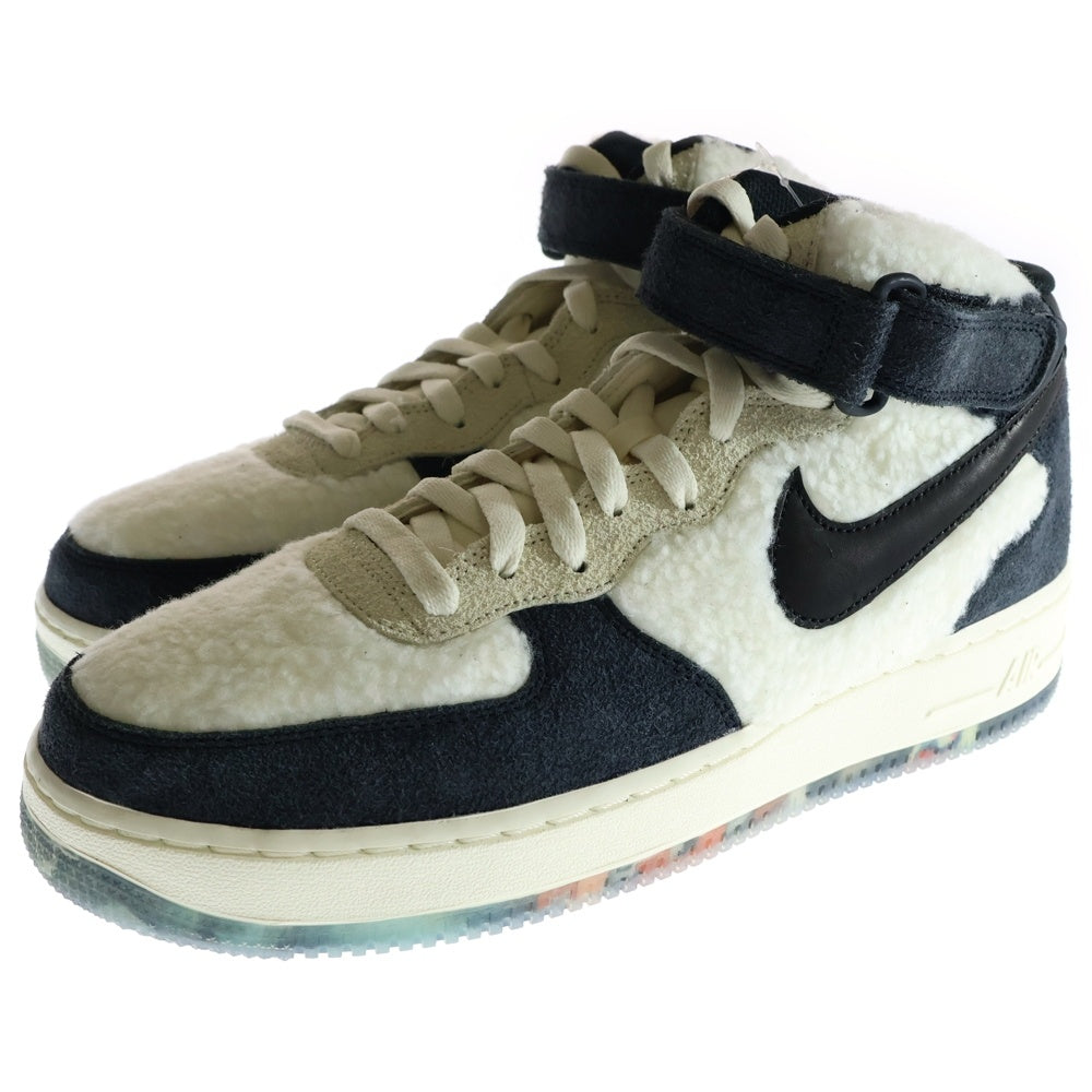 NIKE(ナイキ) AIR FORCE 1 MID 07 PRM CULTURE DAY エア フォース 1 ピーアールエム カルチャー デイ ミッドカットスニーカー ホワイト/ネイビー US9.5/27.5cm DO2123-113