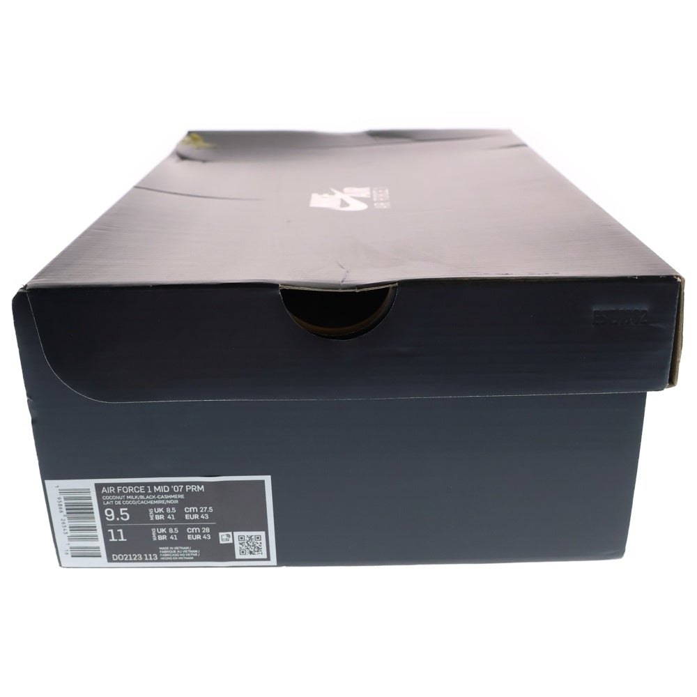 NIKE(ナイキ) AIR FORCE 1 MID 07 PRM CULTURE DAY エア フォース 1 ピーアールエム カルチャー デイ ミッドカットスニーカー ホワイト/ネイビー US9.5/27.5cm DO2123-113