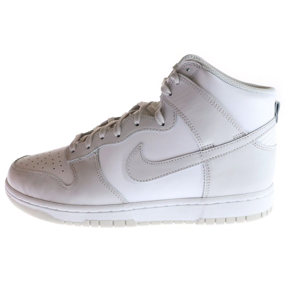 NIKE(ナイキ) DUNK HIGH RETEO VAST GREY ダンク レトロ バスト グレー ハイカットスニーカー ホワイト/グレー US9.5/27.5cm DD1399-100