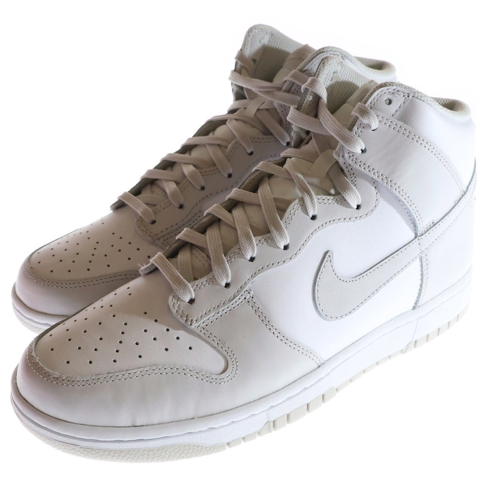 NIKE(ナイキ) DUNK HIGH RETEO VAST GREY ダンク レトロ バスト グレー ハイカットスニーカー ホワイト/グレー US9.5/27.5cm DD1399-100