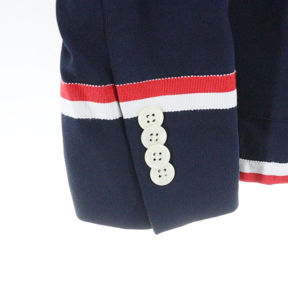 POLO RALPH LAUREN(ポロラルフローレン) グログラントリム テリー ブレザー コットン テーラードジャケット ブルー/レッド/ホワイト