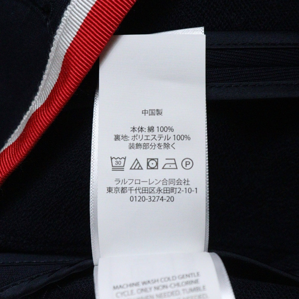 POLO RALPH LAUREN(ポロラルフローレン) グログラントリム テリー ブレザー コットン テーラードジャケット ブルー/レッド/ホワイト