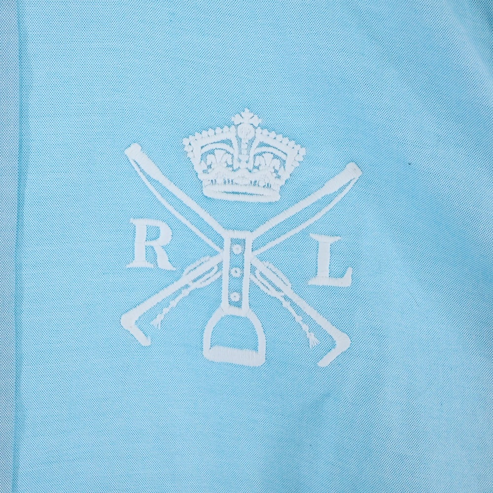 RALPH LAUREN(ラルフローレン) ロゴエンブロイダリー ボタンダウン 長袖シャツ ブルー