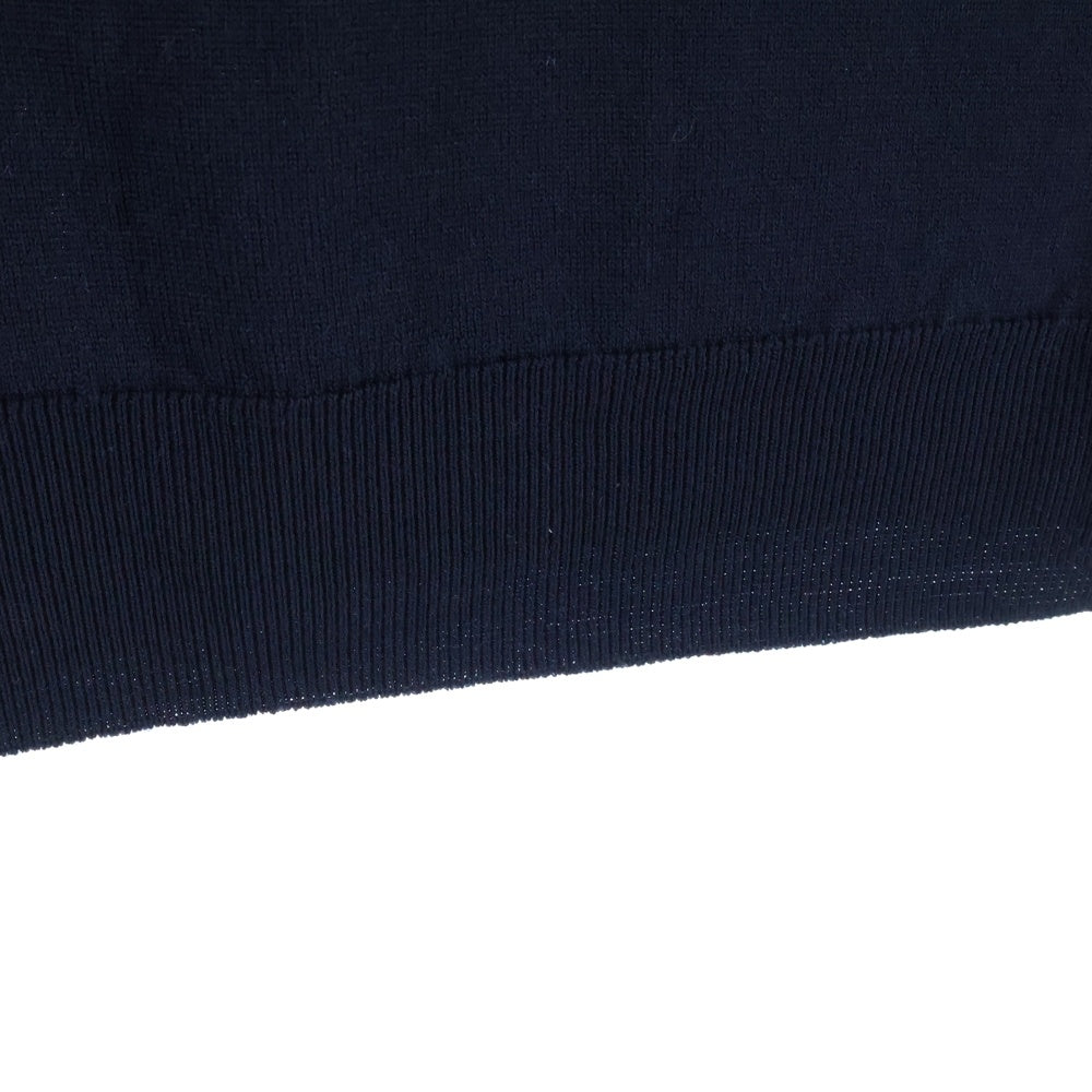 JOHN SMEDLEY(ジョンスメドレー) ウールニット タートルネックセーター ネイビー