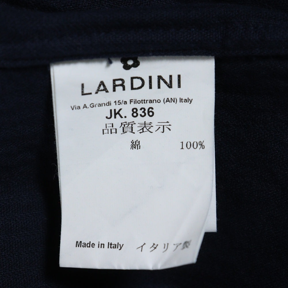 LARDINI(ラルディーニ) コーデュロイ 2B コットンテーラードジャケット ネイビー JQAMAJ