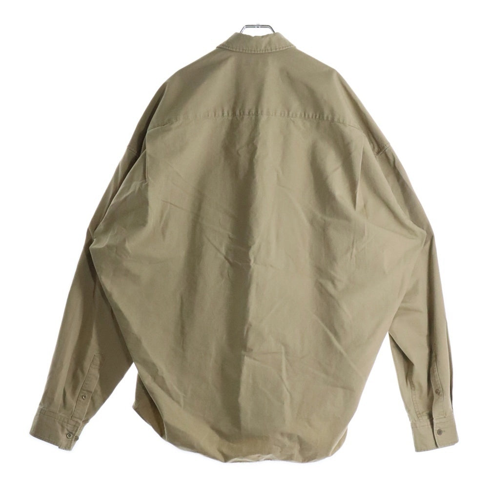 BALENCIAGA(バレンシアガ) 20AW リップストップ コクーンシャツ ベージュ 642306