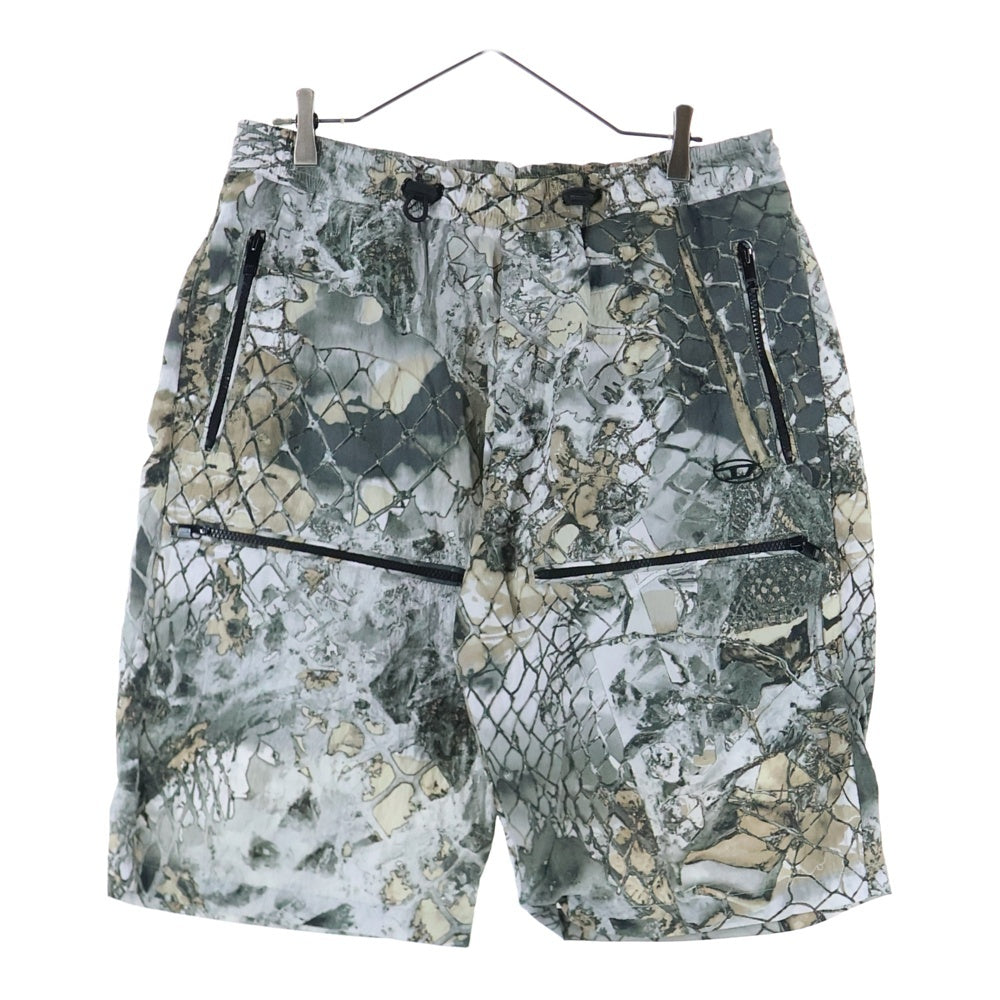 DIESEL(ディーゼル) P-MCKELL-SHORT-A 総柄ショーツ ハーフパンツ ホワイト