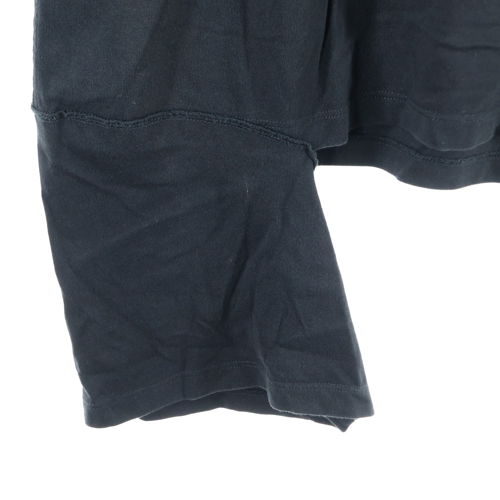 RAF SIMONS(ラフシモンズ) 19SS OPEN SIDE T-SHIRT オープンサイドTシャツ プリント ブラック 191-132