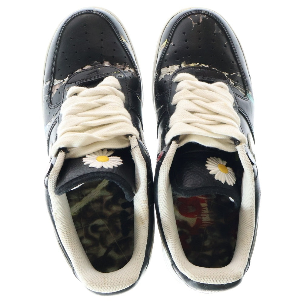 NIKE(ナイキ) ×PEACEMINUSONE AIR FORCE 1 LOW PARA NOISE ピースマイナスワン エアフォース1 パラノイズ ローカットスニーカー ブラック US9/27cm AQ3692-001