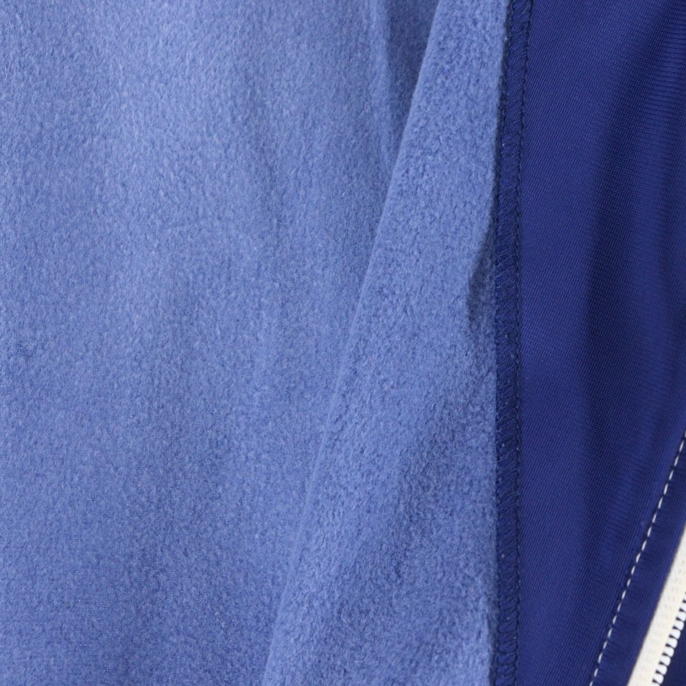 adidas(アディダス) 70S VINTAGE ヴィンテージ 西ドイツ製 OPTIジップ トレフォイルロゴパッチ サイドライン 曲がりポケット ジップアップ トラックジャケット ネイビー