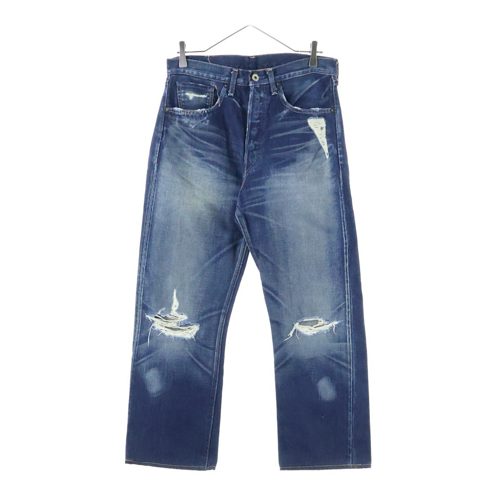 Levi's VINTAGE CLOTHING(リーバイス ビンテージ クロージング) 00S VINTAGE 44501 44年大戦モデル 復刻 BIG E ボタンフライ ストレートデニムパンツ インディゴ J22 J31181 0106