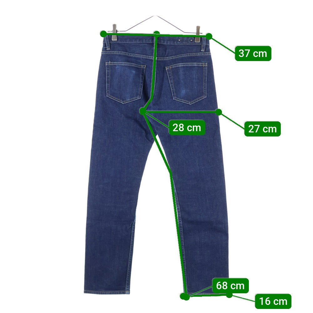 MINEDENIM(マインデニム) マルチポケット ジップアップ スーパー スリムデニムパンツ インディゴ JOMND-19102-80-303