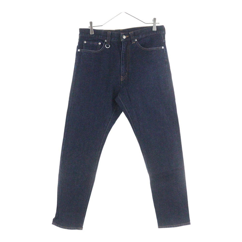 UNIFORM EXPERIMENT(ユニフォームエクスペリメント) RIGID DENIM TAPERED PANTS リジェット ジップアップ テーパード デニムパンツ インディゴ UE-232005