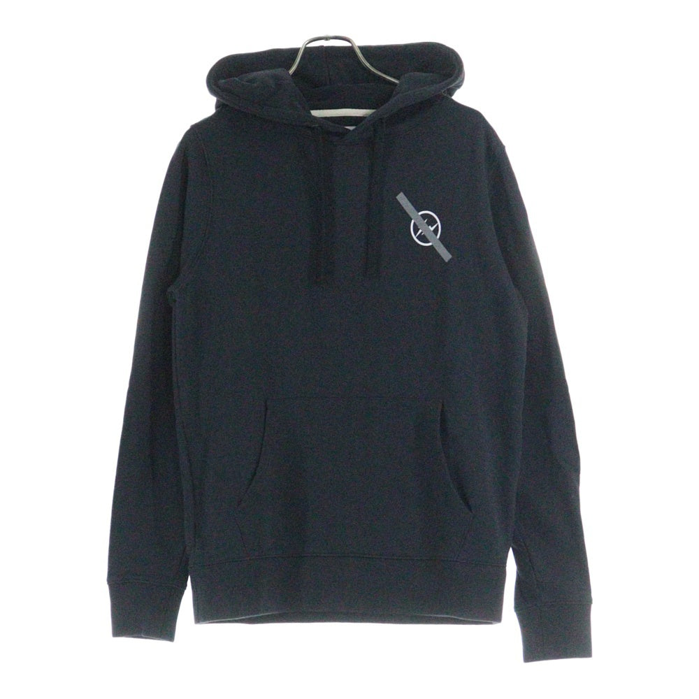 FRAGMENT DESIGN(フラグメントデザイン) ×Saturdays NYC サタデーズニューヨークシティ フロントロゴ プルオーバー スウェット パーカー ブラック BBM-0891-A