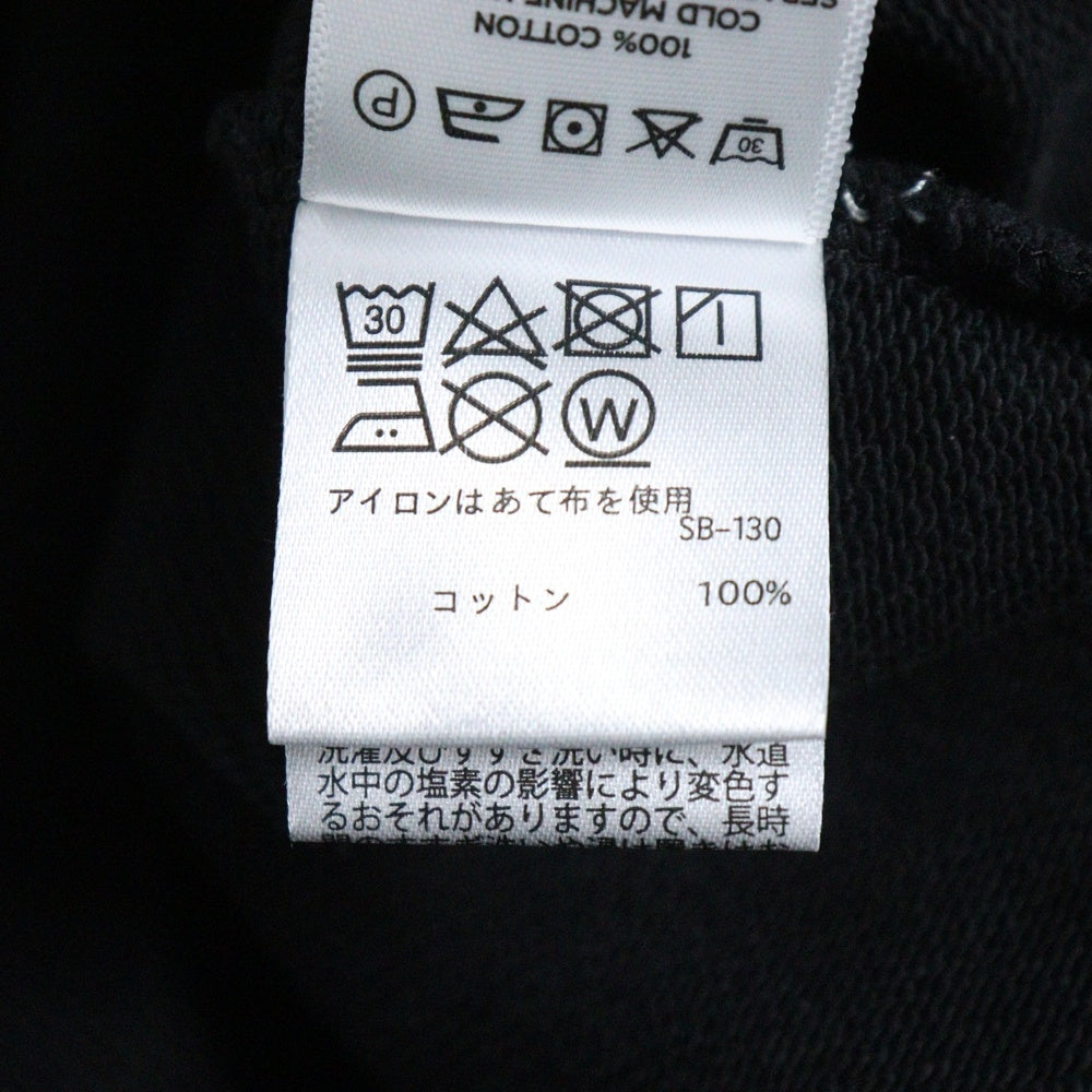 FRAGMENT DESIGN(フラグメントデザイン) ×Saturdays NYC サタデーズニューヨークシティ フロントロゴ プルオーバー スウェット パーカー ブラック BBM-0891-A