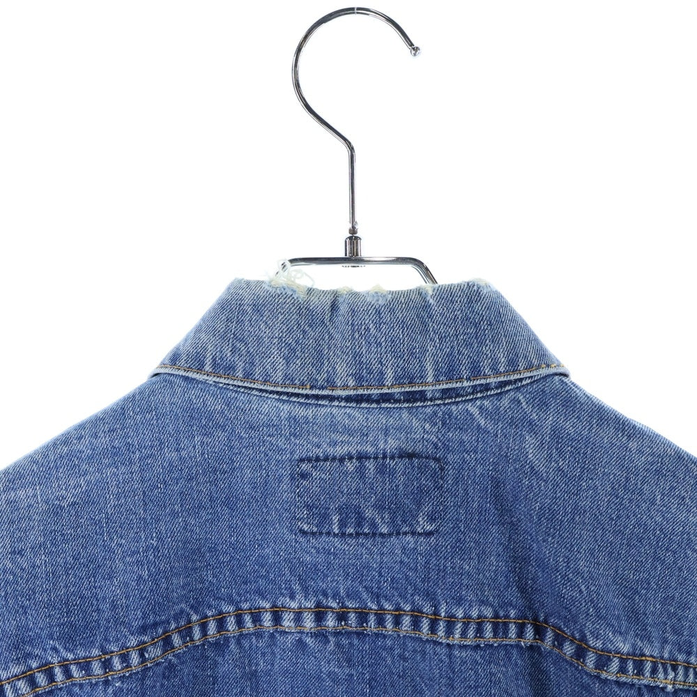 Levi's(リーバイス) 60-70s VINTAGE 70505 4th ヴィンテージ ボタン裏刻印52 ビッグE 不均等V デニム トラッカージャケット インディゴ