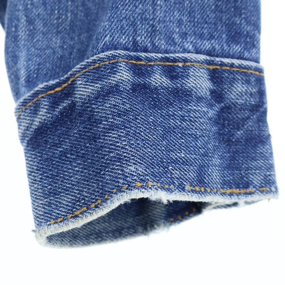 Levi's(リーバイス) 60-70s VINTAGE 70505 4th ヴィンテージ ボタン裏刻印52 ビッグE 不均等V デニム トラッカージャケット インディゴ