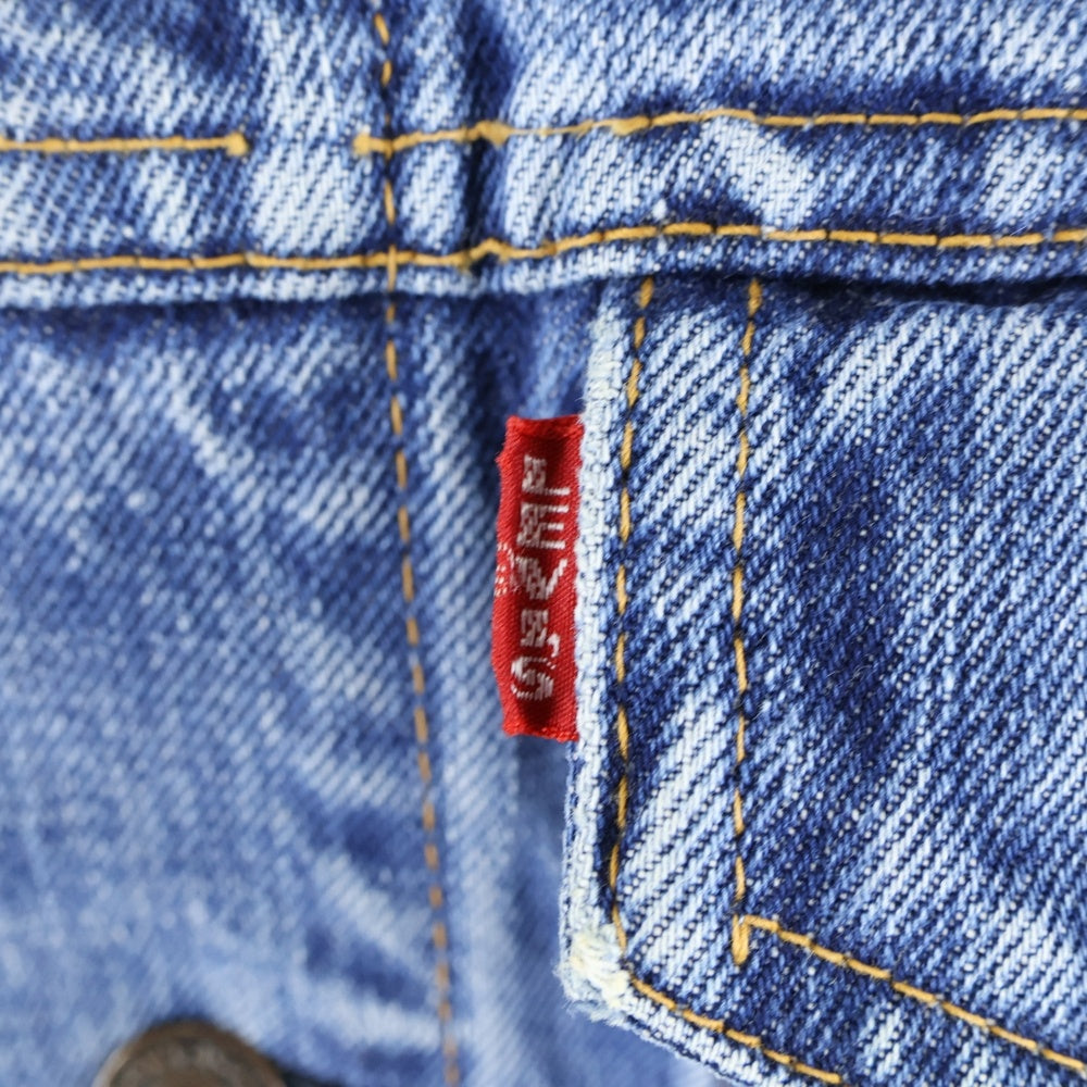 Levi's(リーバイス) 60-70s VINTAGE 70505 4th ヴィンテージ ボタン裏刻印52 ビッグE 不均等V デニム トラッカージャケット インディゴ