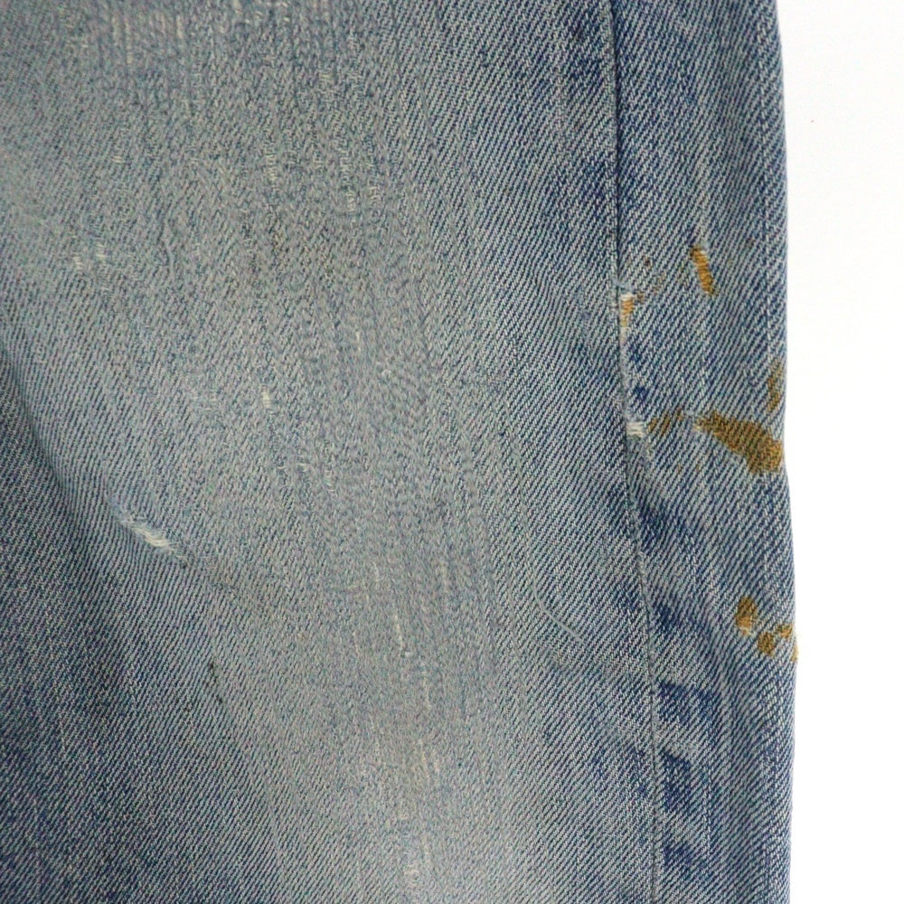 Levi's(リーバイス) 70s VINTAGE ヴィンテージ 66後期 501 スモールe 不均等V ボタン裏6 デニムパンツ インディゴ