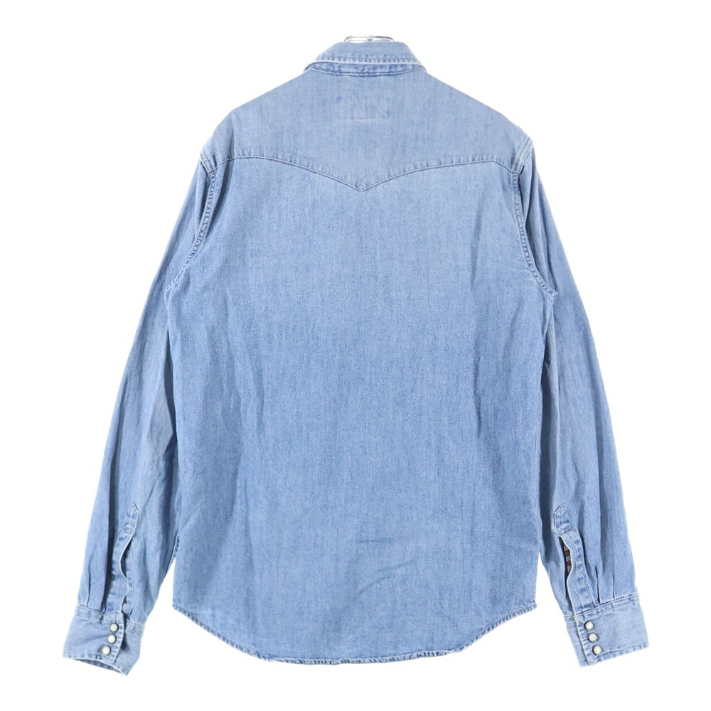 DENIM & SUPPLY RALPH LAUREN(デニム アンド サプライ ラルフローレン) REGULAR FIT レギュラーフィット デニム ウエスタン長袖シャツ インディゴ