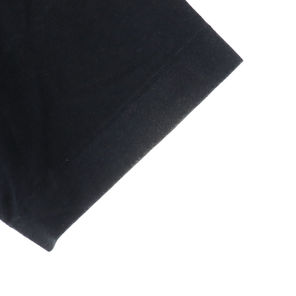 BURBERRY BLUE LABEL(バーバリーブルーレーベル) ロゴプリント クルーネック 半袖Tシャツ カットソー ブラック E3P50-205-09