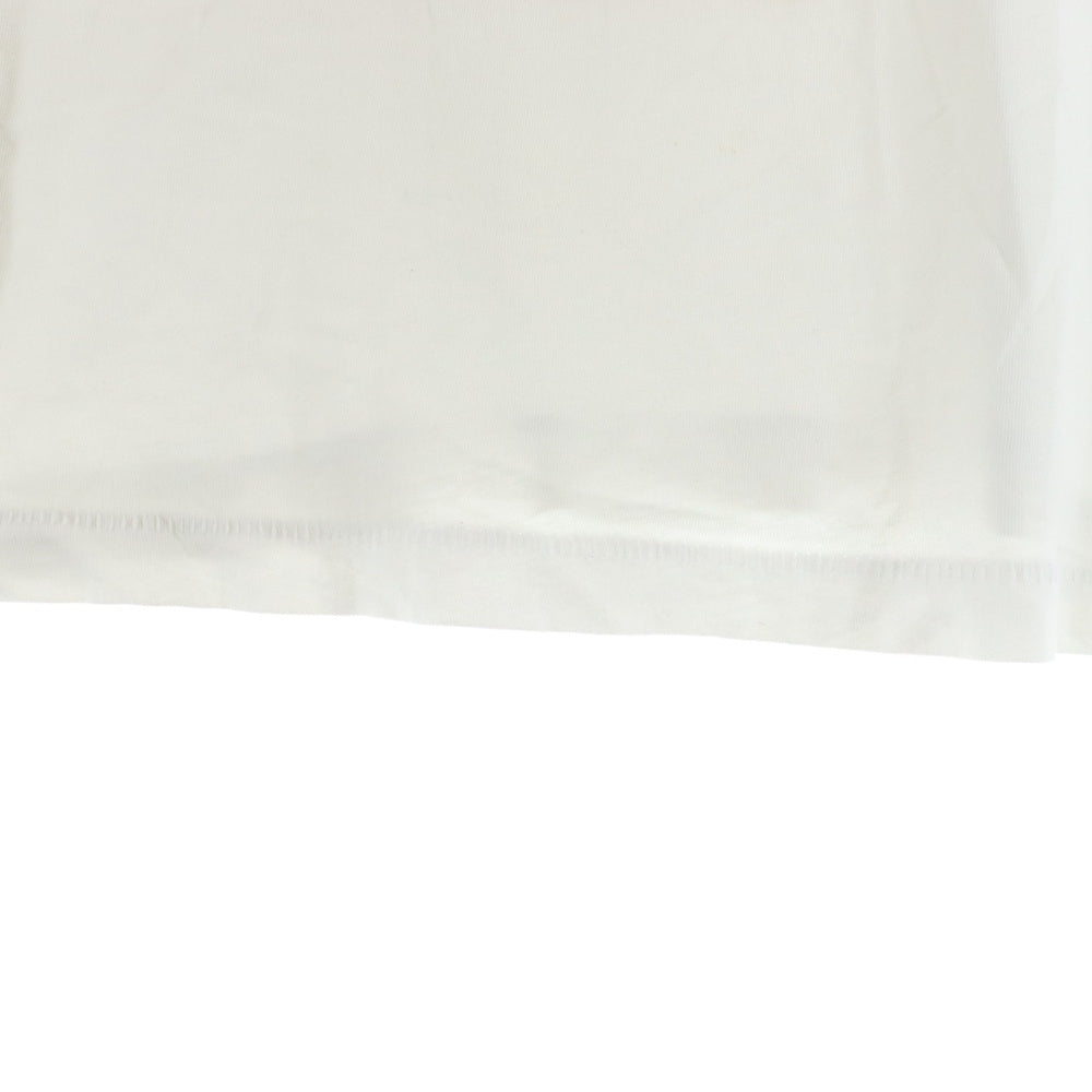 LOVELESS(ラブレス) NO COMMENT PARIS フランス製 フォトプリント コットン 半袖Tシャツ カットソー ホワイト