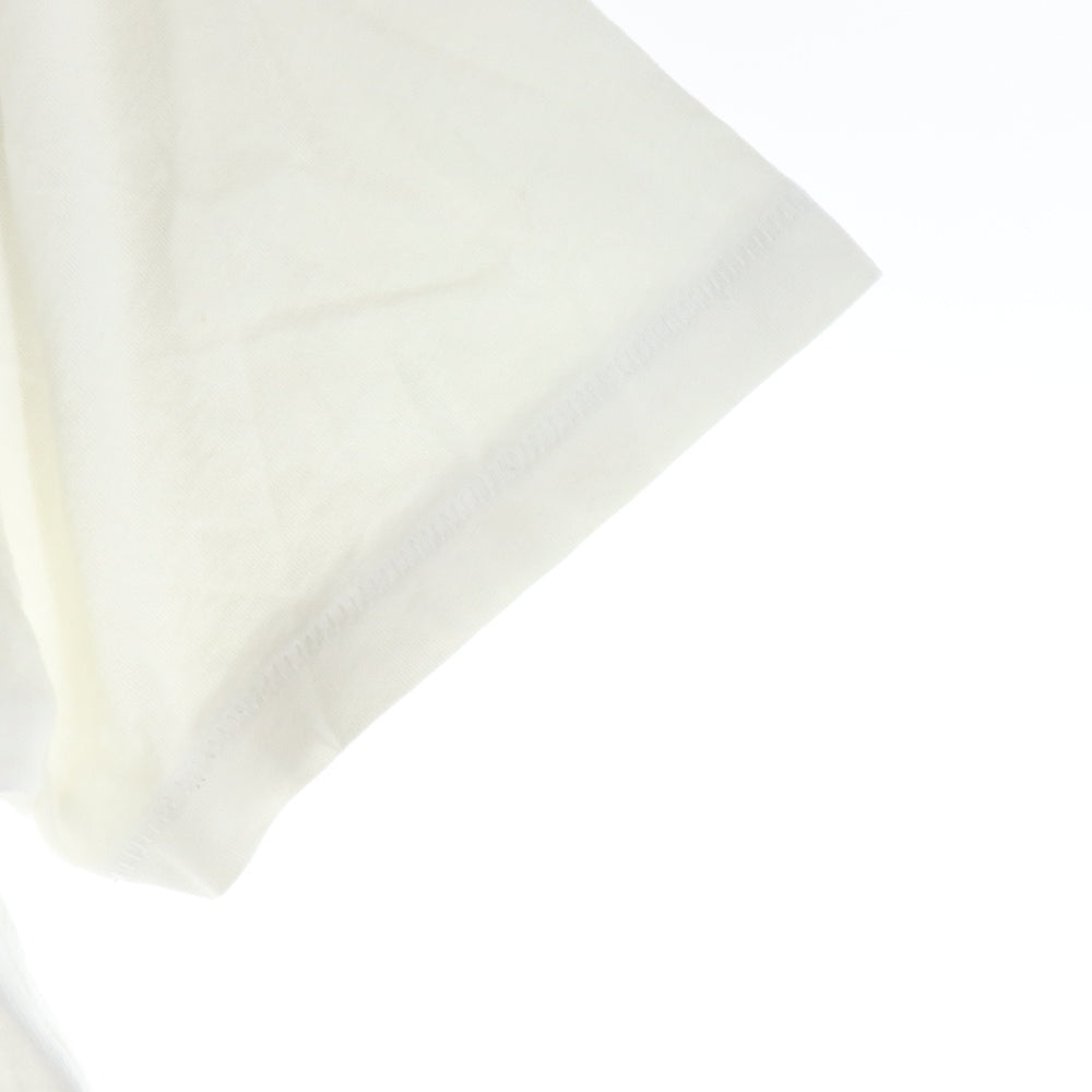 LOVELESS(ラブレス) NO COMMENT PARIS フランス製 フォトプリント コットン 半袖Tシャツ カットソー ホワイト