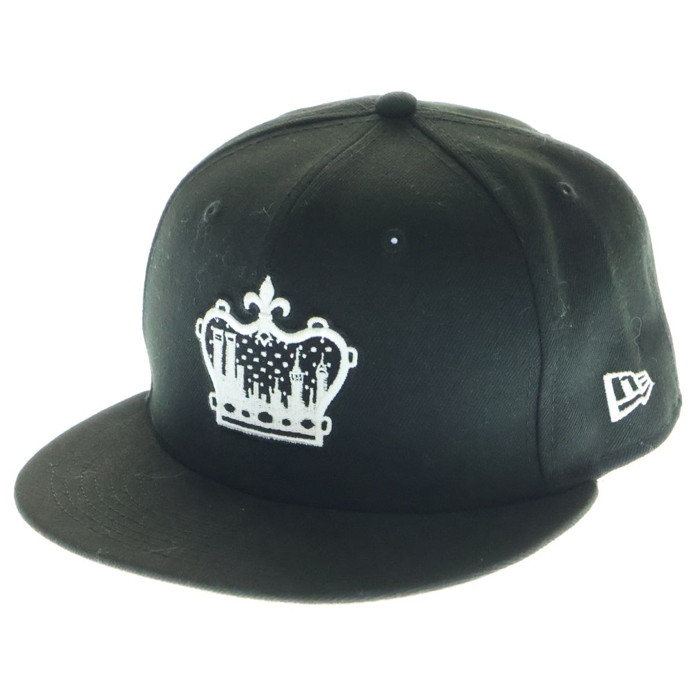 SUPREME(シュプリーム) 23SS ×NEW ERA King Of New York Cap ニューエラ キングオブニューヨーク 6パネル ベースボールキャップ 帽子 ブラック
