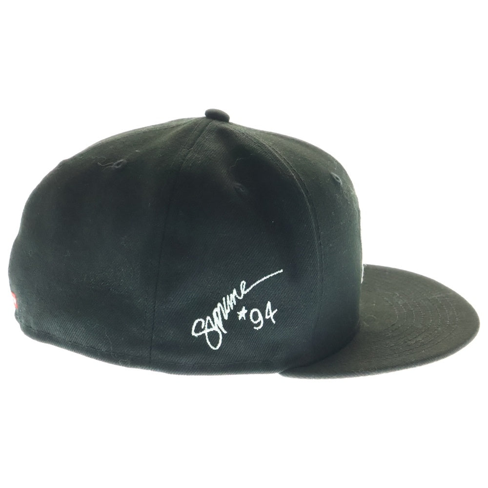 SUPREME(シュプリーム) 23SS ×NEW ERA King Of New York Cap ニューエラ キングオブニューヨーク 6パネル ベースボールキャップ 帽子 ブラック