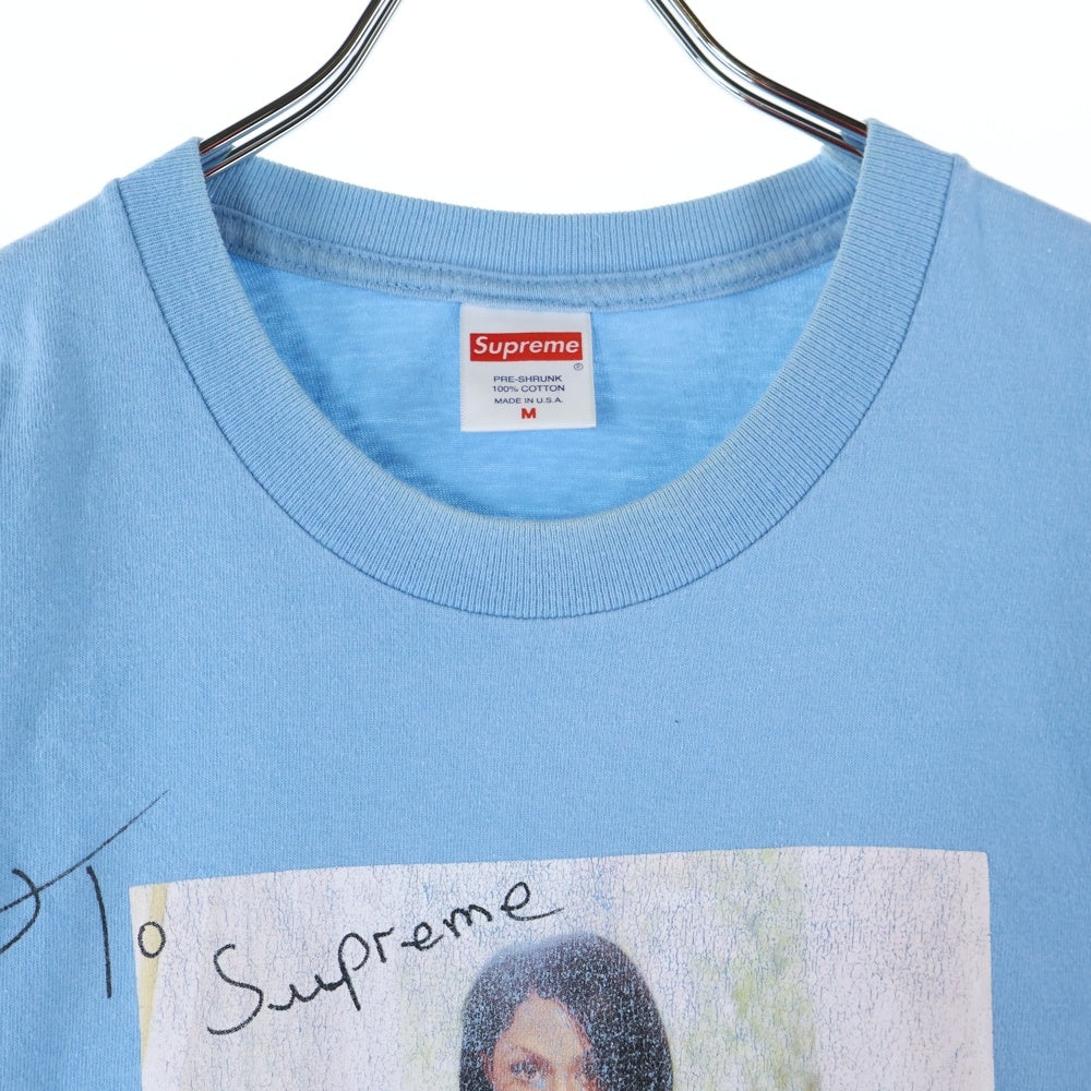 SUPREME(シュプリーム) 22SS ×Lil Kim Photo Tee リルキム フォトプリント クルーネック 半袖Tシャツ カットソー ブルー
