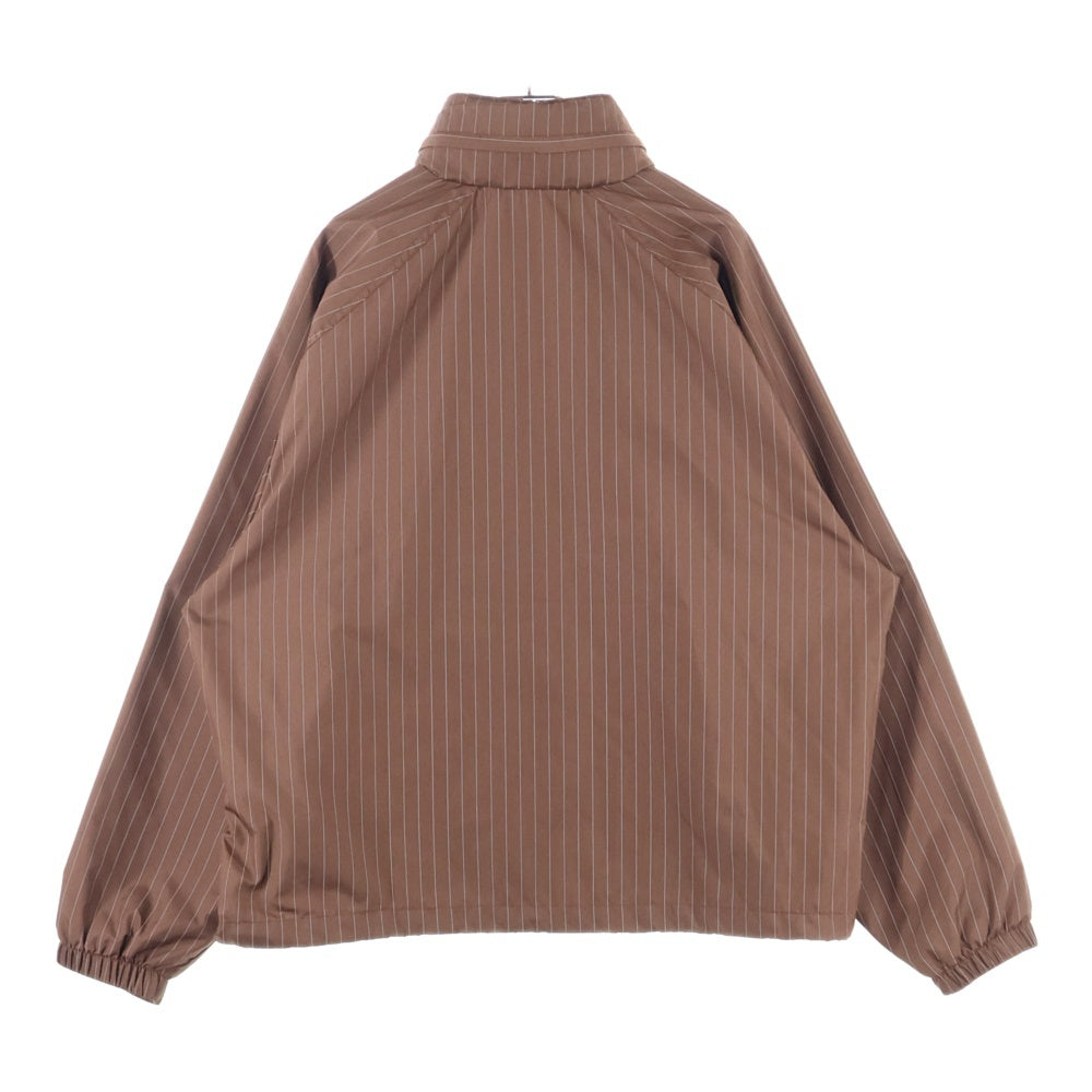 SUPREME(シュプリーム) 24AW Reflective Pinstripe Track Jacket リフレクティブ ピンストライプ トラックジャケット ブラウン